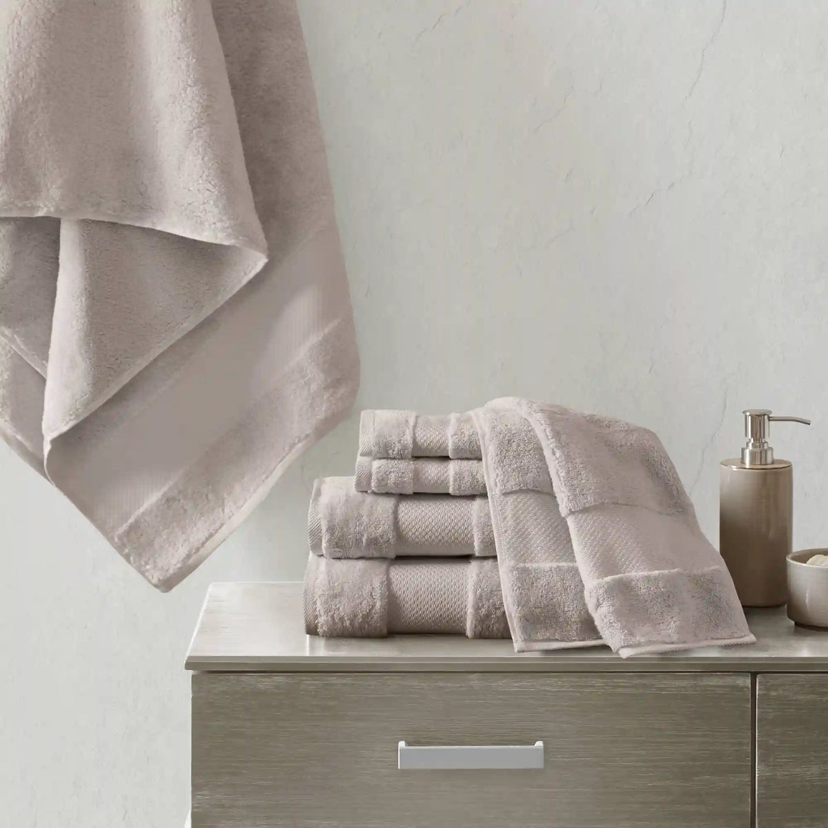 Turkish Cotton 6-Piece Bath Towel Set
