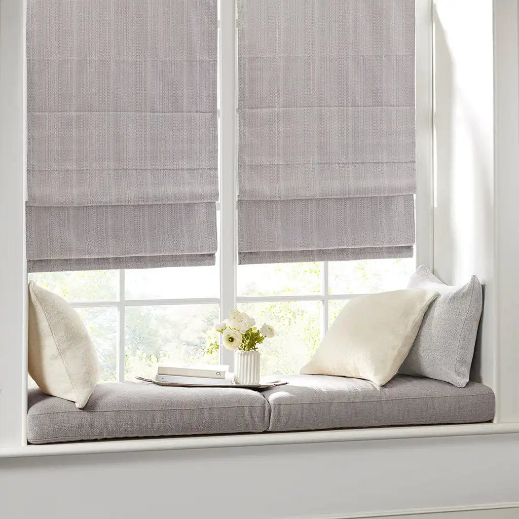 Galen Basketweave Room Darkening Cordless Roman Shade