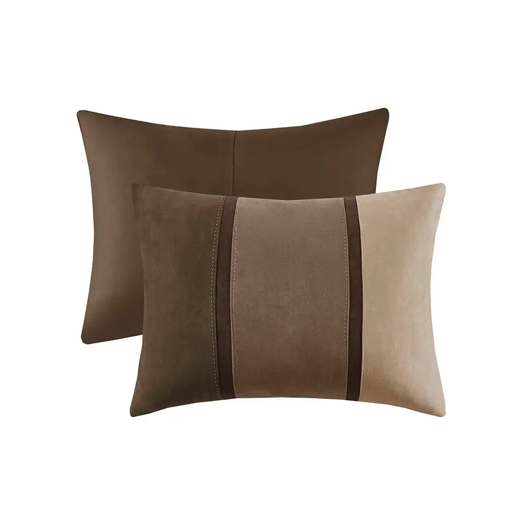 Palisades 7-Piece Faux Suede Comforter Set