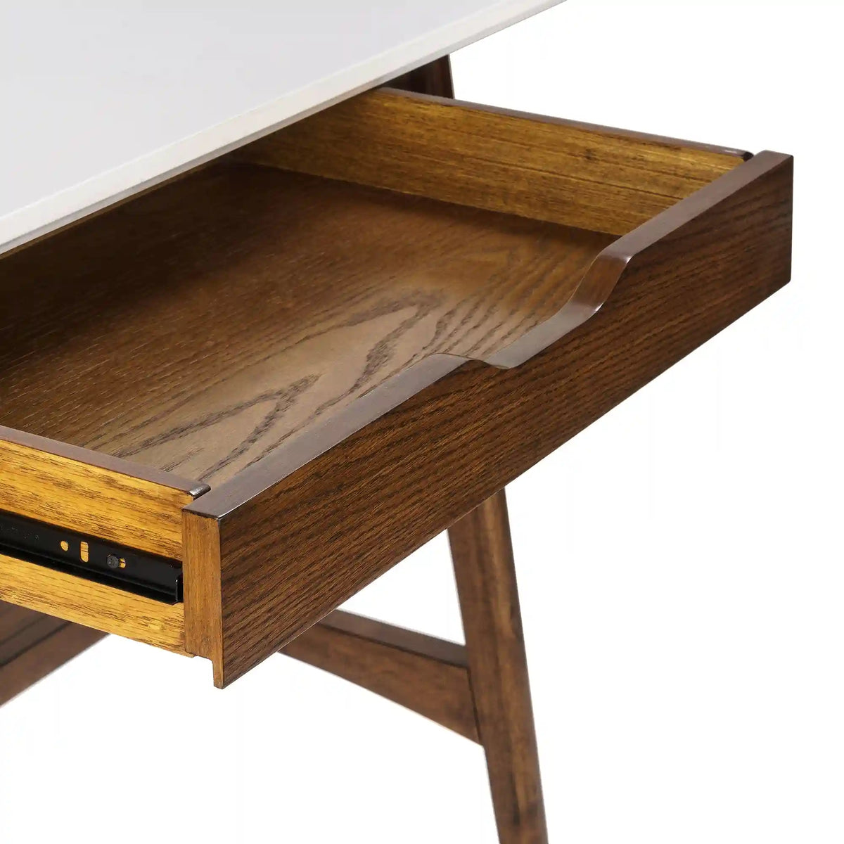 Parker 48"Mid-Century Desk with Storage Shelf