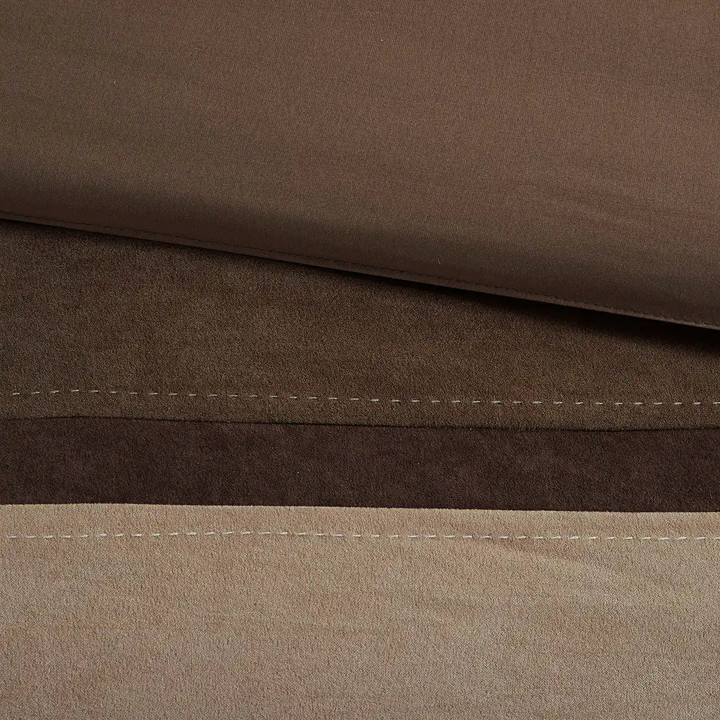 Palisades 7-Piece Faux Suede Comforter Set