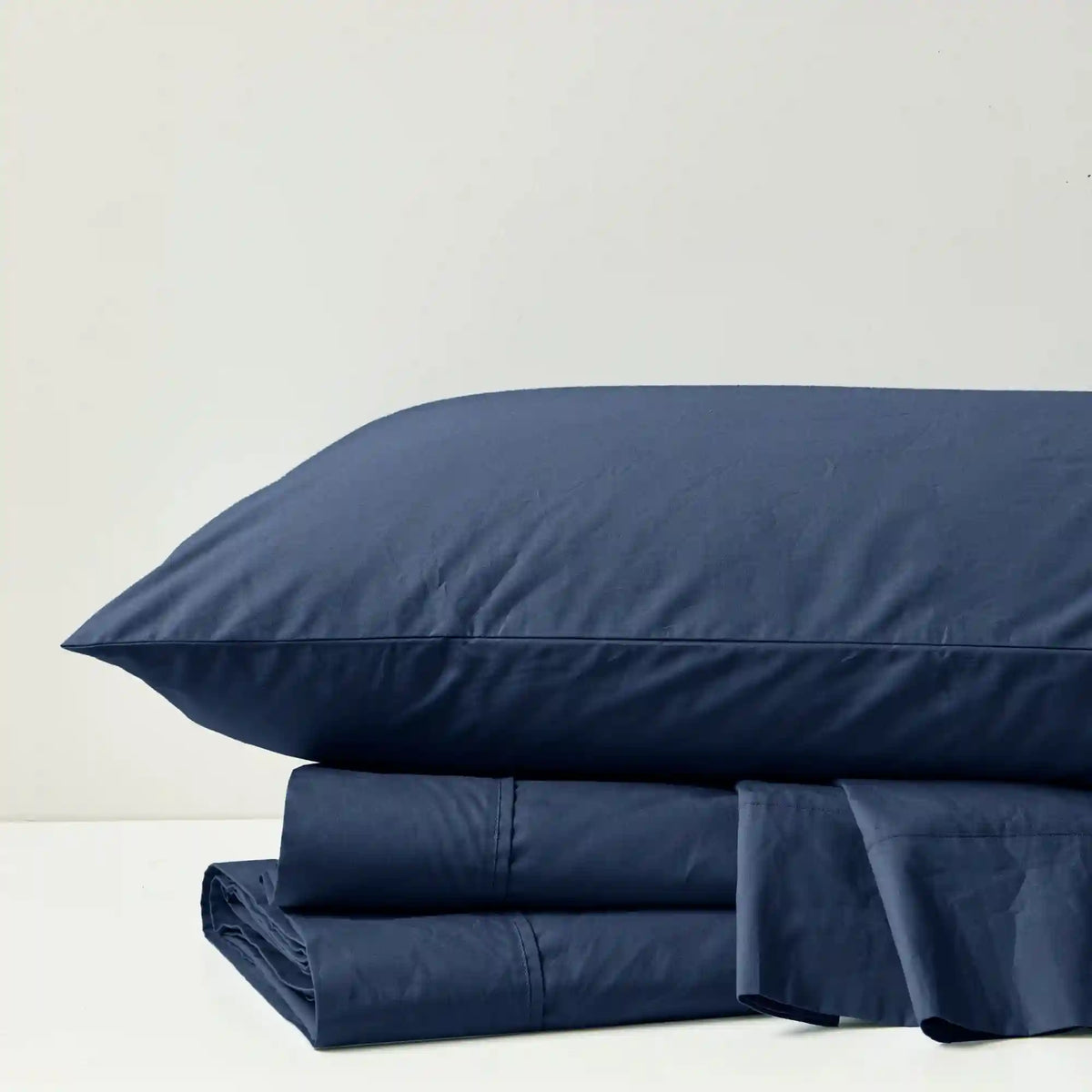 Peached Percale 200 Thread Count Relaxed Cotton Percale Sheet Set