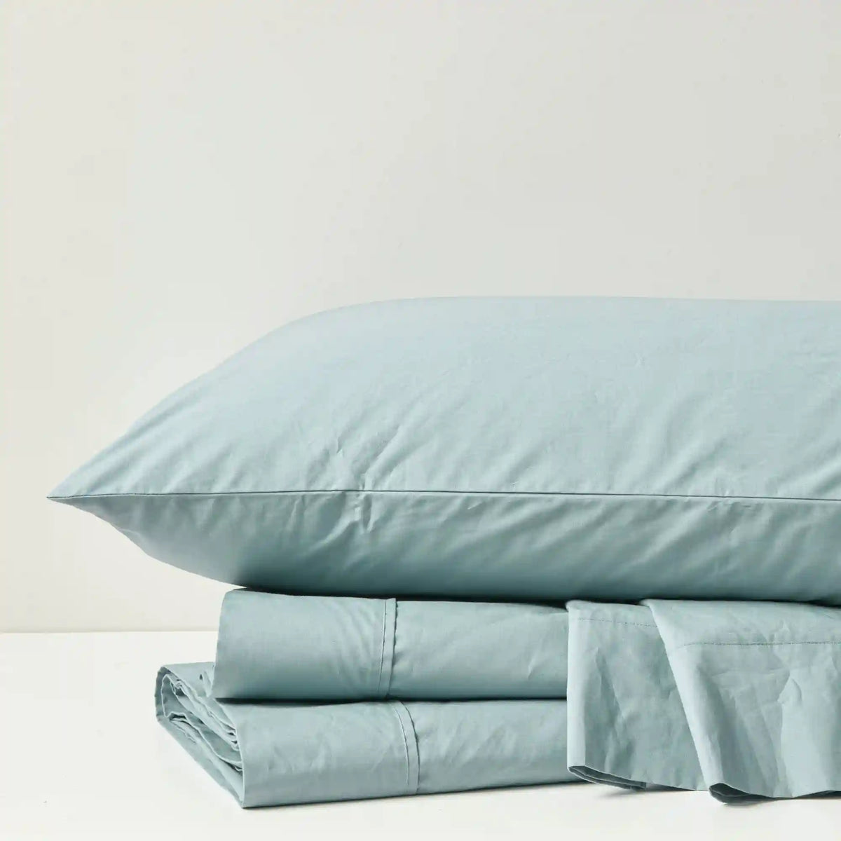 Peached Percale 200 Thread Count Relaxed Cotton Percale Sheet Set