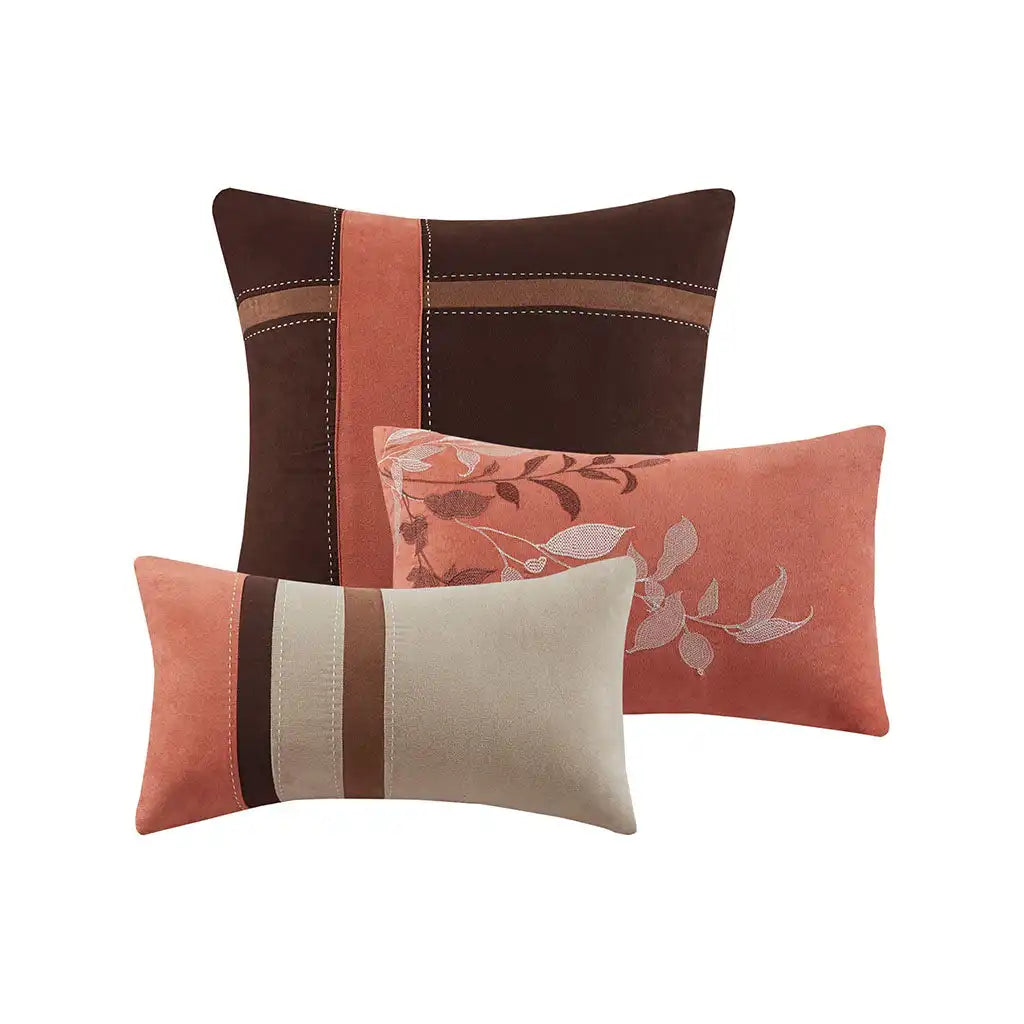 Palisades 7-Piece Faux Suede Comforter Set