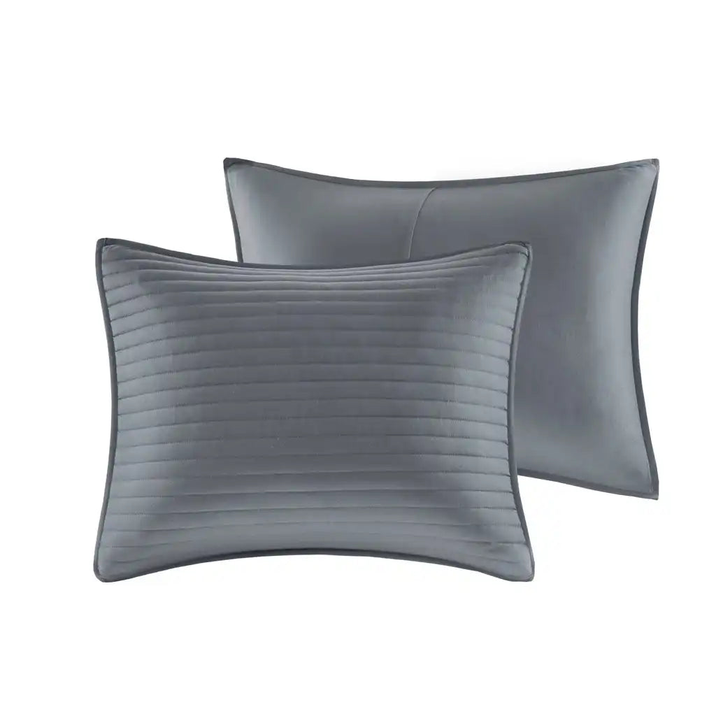 Marina 8-Piece Printed Seersucker Comforter Quil Set