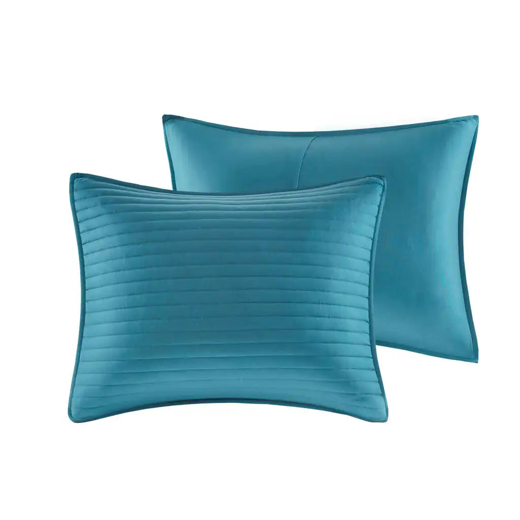 Marina 8-Piece Printed Seersucker Comforter Quil Set