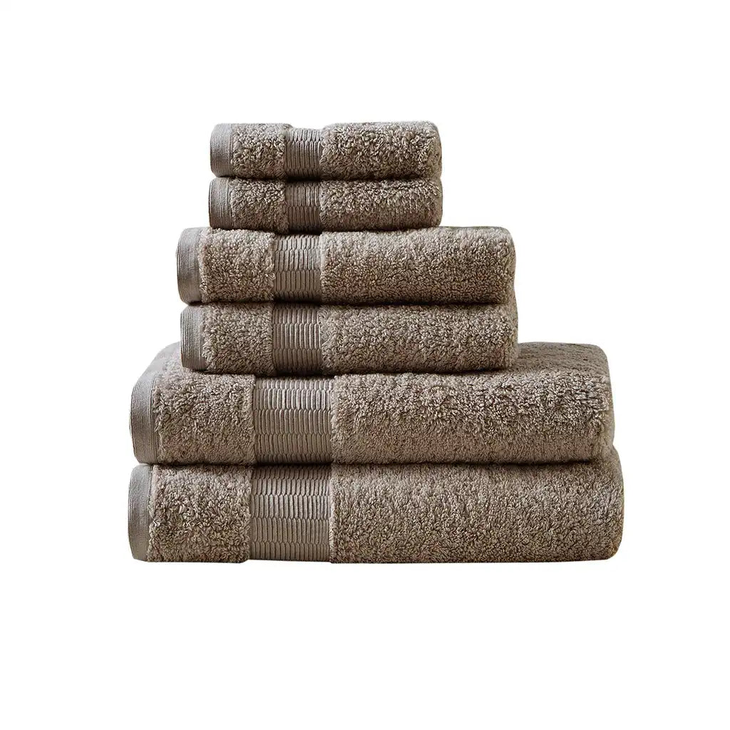 Luce 100% Egyptian Cotton 6-Piece Towel Set