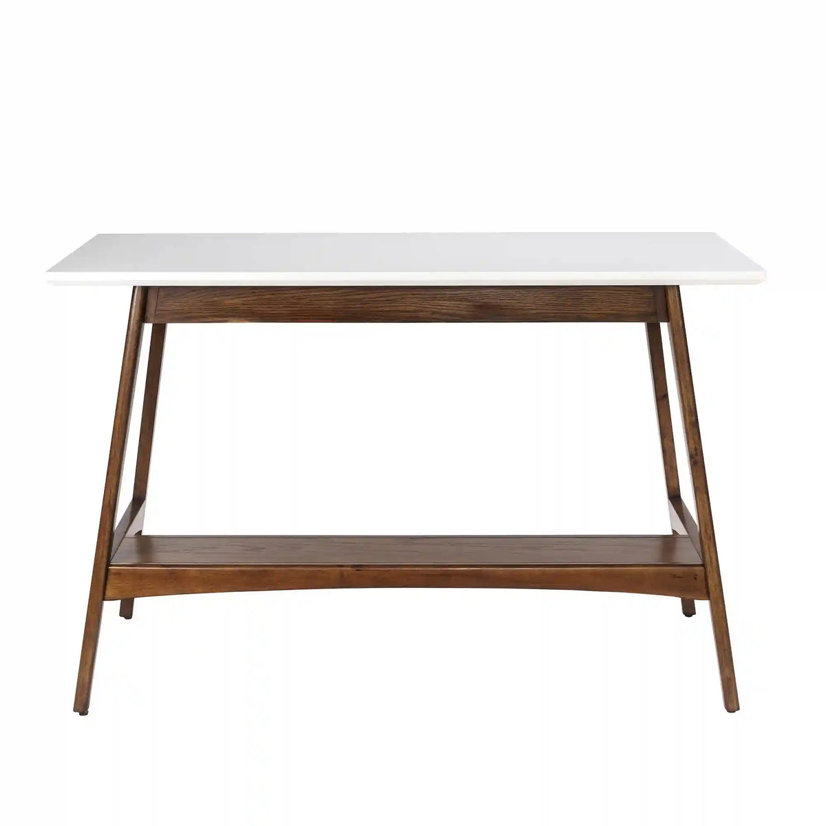 Parker 48"Mid-Century Desk with Storage Shelf
