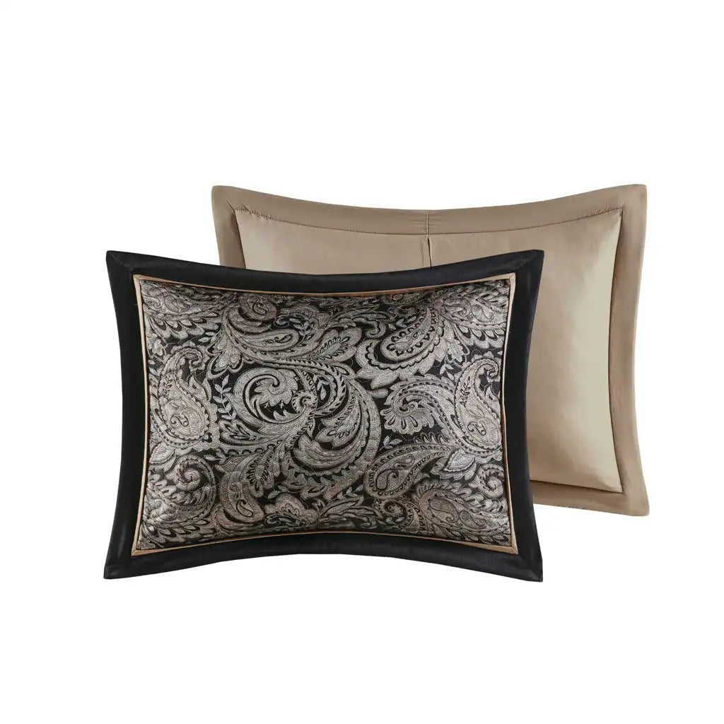 Aubrey 5-Piece Jacquard Bedspread Set with Throw Pillows