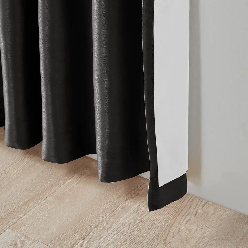 Emilia Twist Tab Total Blackout Window Curtain Panel