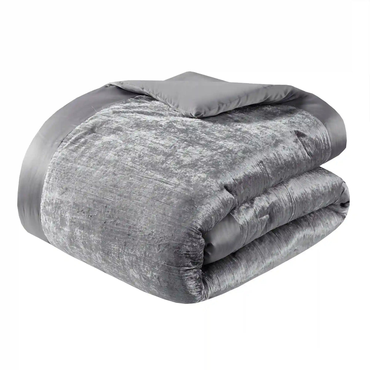 Lee 5-Piece Crinkle Velvet Comforter Set