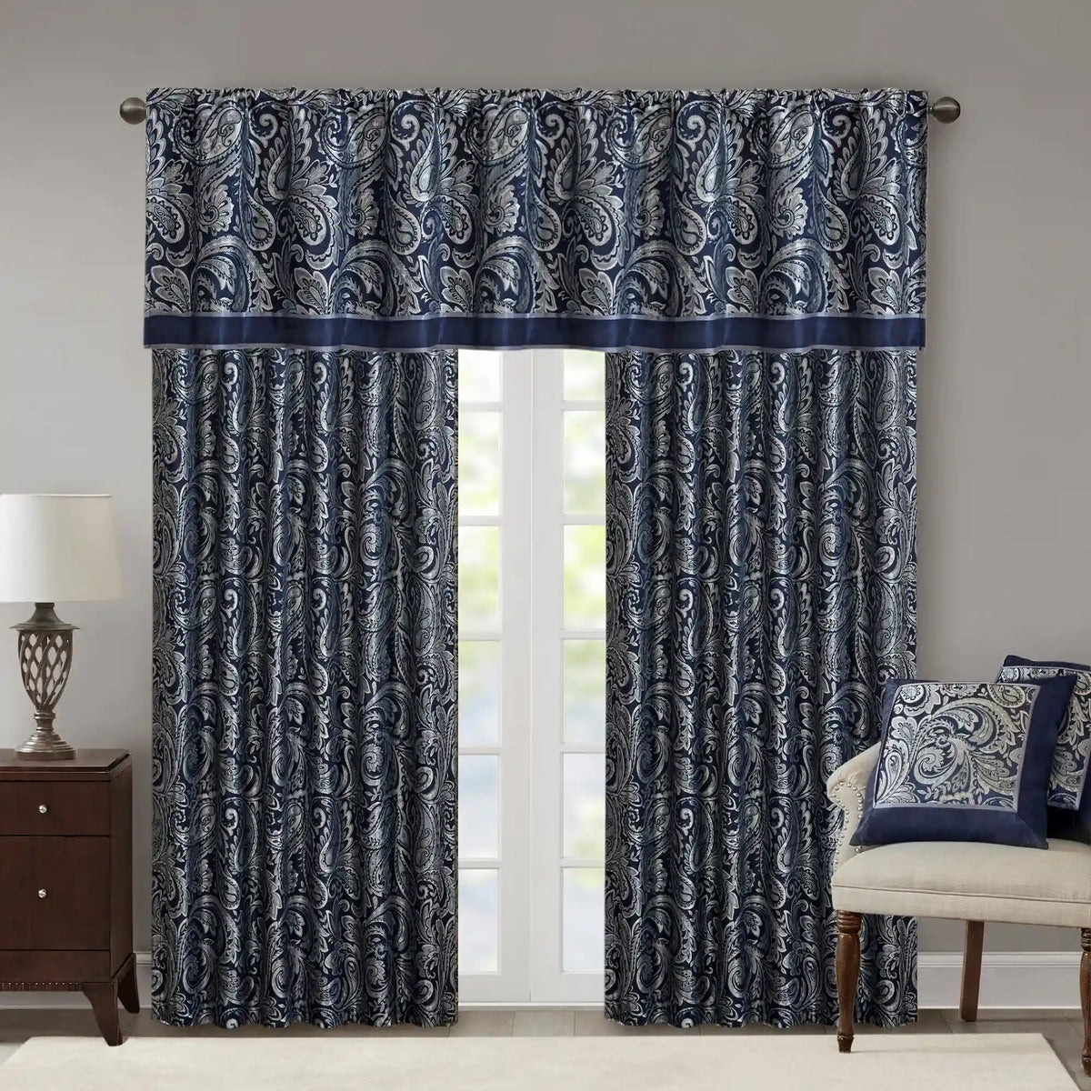 Aubrey Jacquard Window Valance