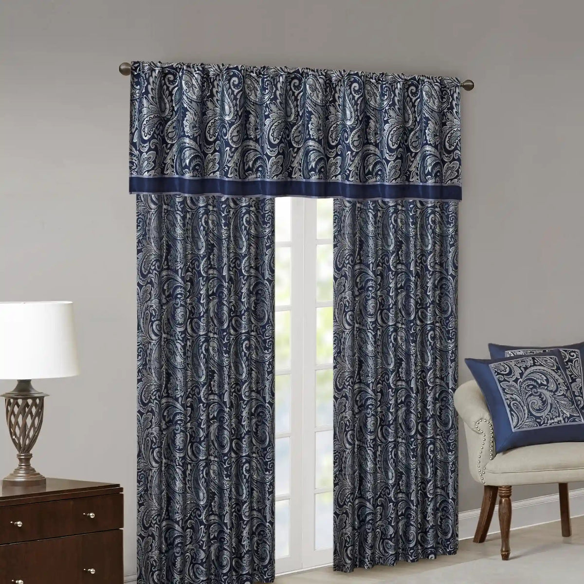 Aubrey Jacquard Window Valance