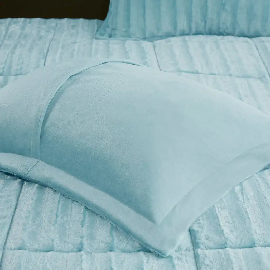 Duke Faux Fur Comforter Mini Set