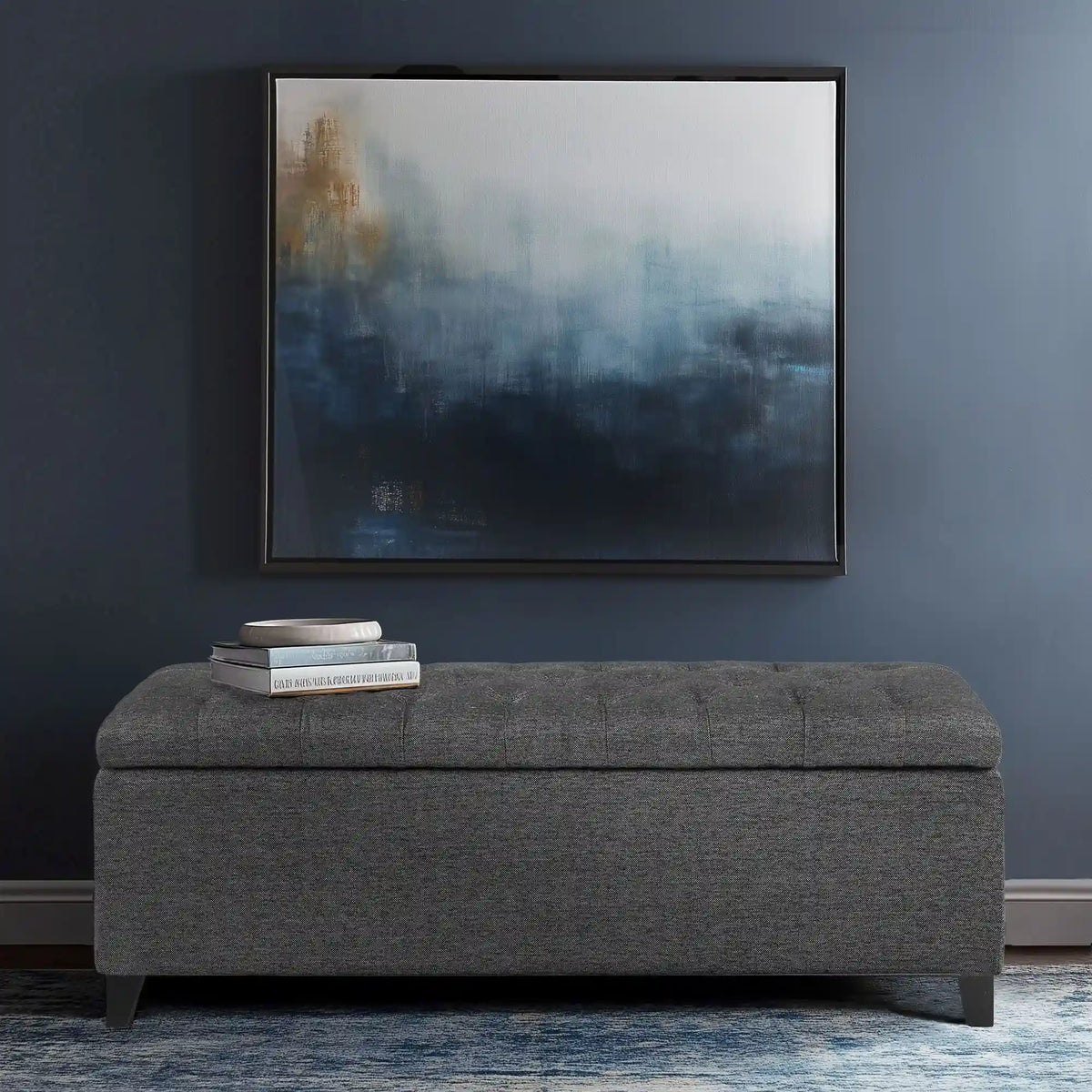Shandra Tufted Top Upholstered Storage Bench