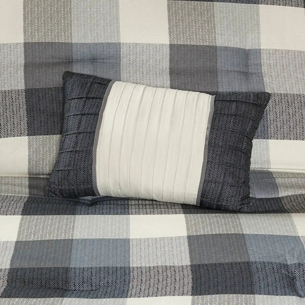 Ridge 7-Piece Herringbone Comforter Set