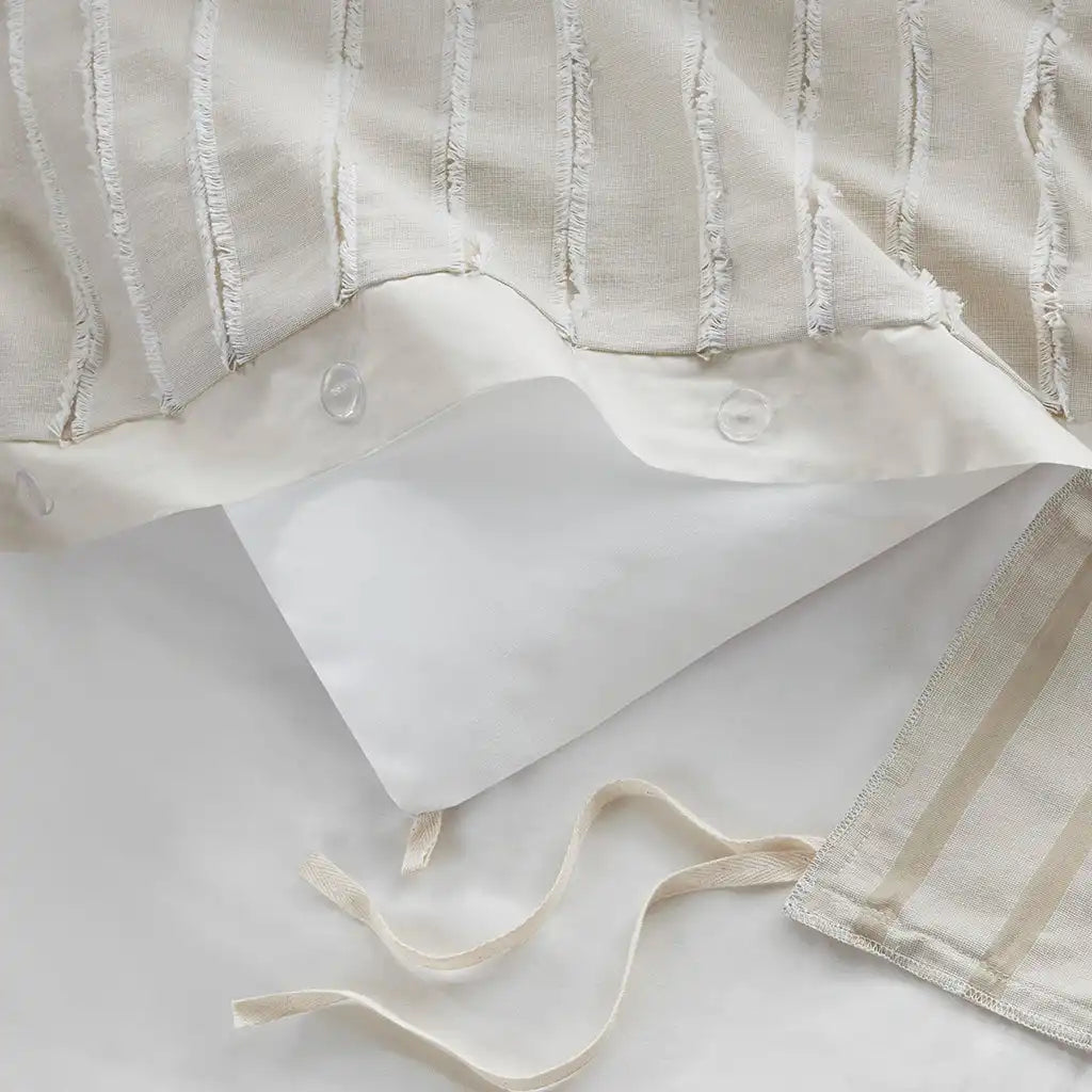 Essence 8-Piece Cotton Clipped Jacquard Comforter Set