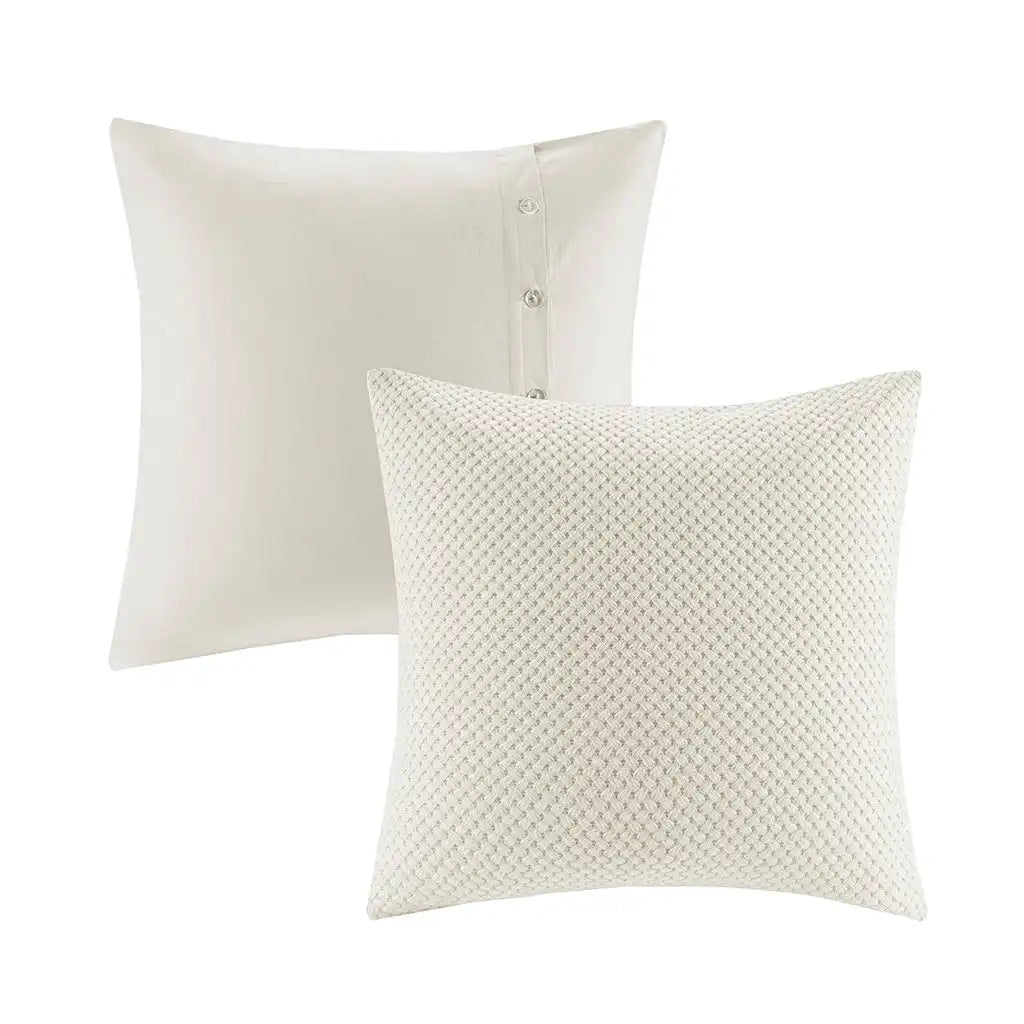 Essence 8-Piece Cotton Clipped Jacquard Comforter Set