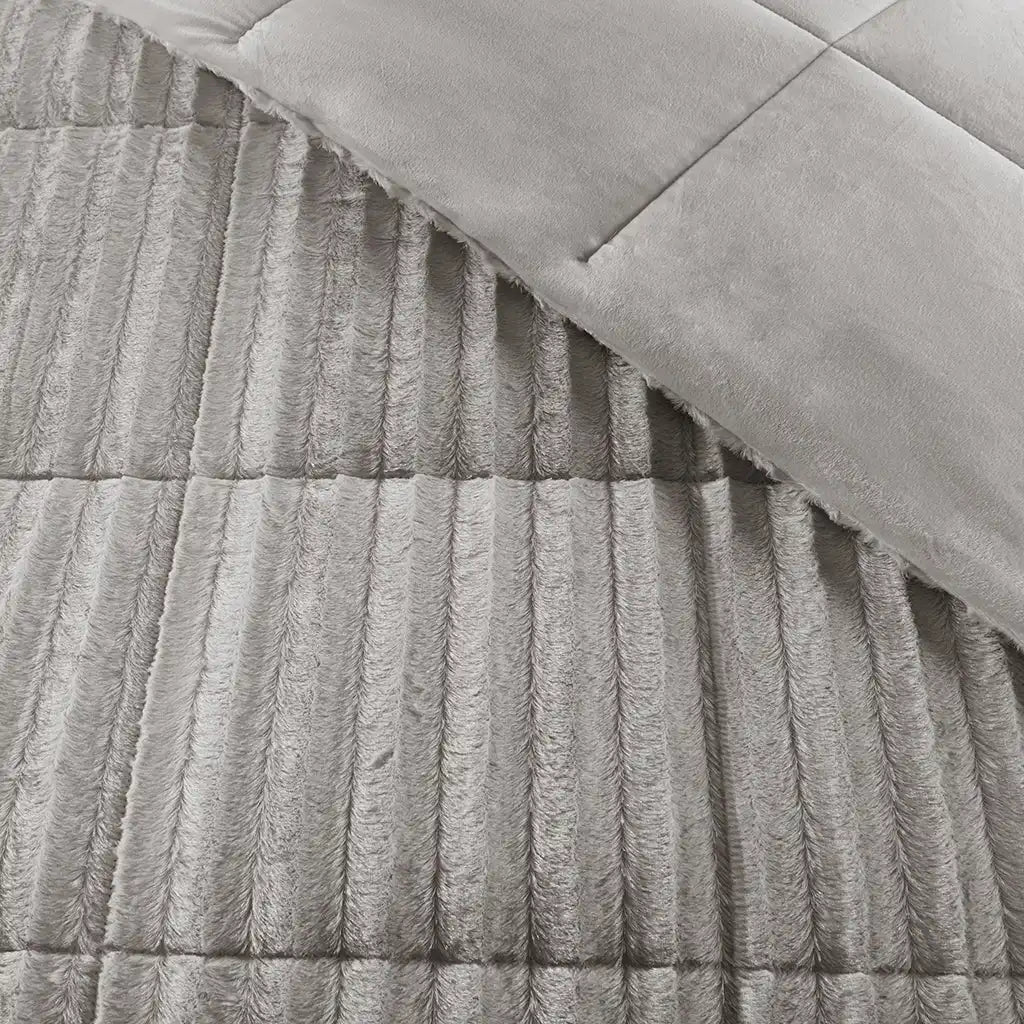 Duke Faux Fur Comforter Mini Set