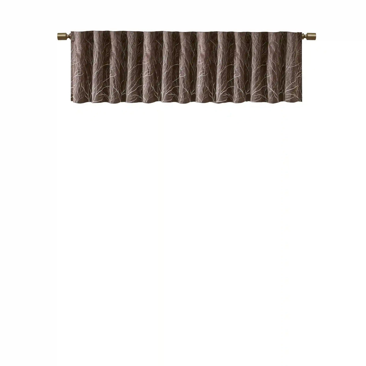 Andora Faux Silk Embroidered Window Valance