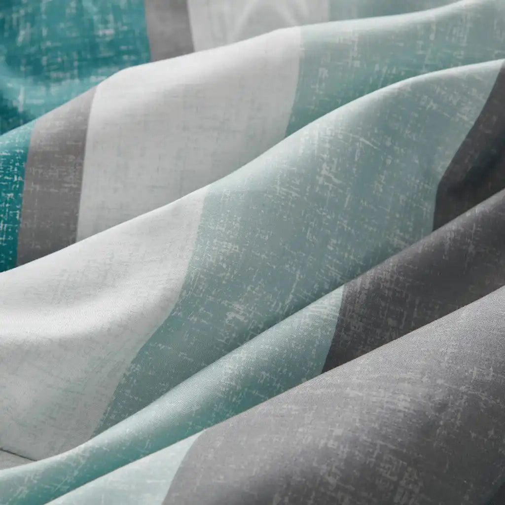 Jaxon Stripe Antimicrobial Comforter Set with Bed Sheets Bed in a Bag