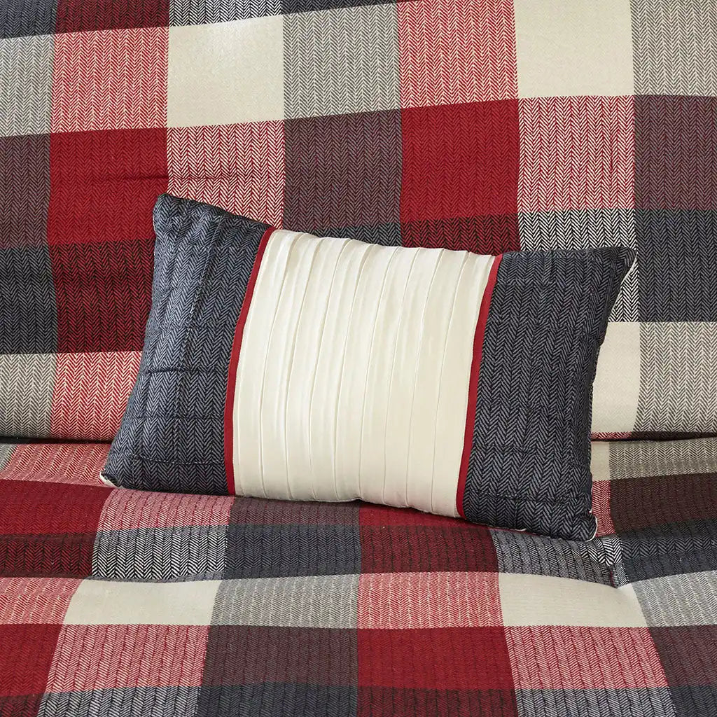 Ridge 7-Piece Herringbone Comforter Set