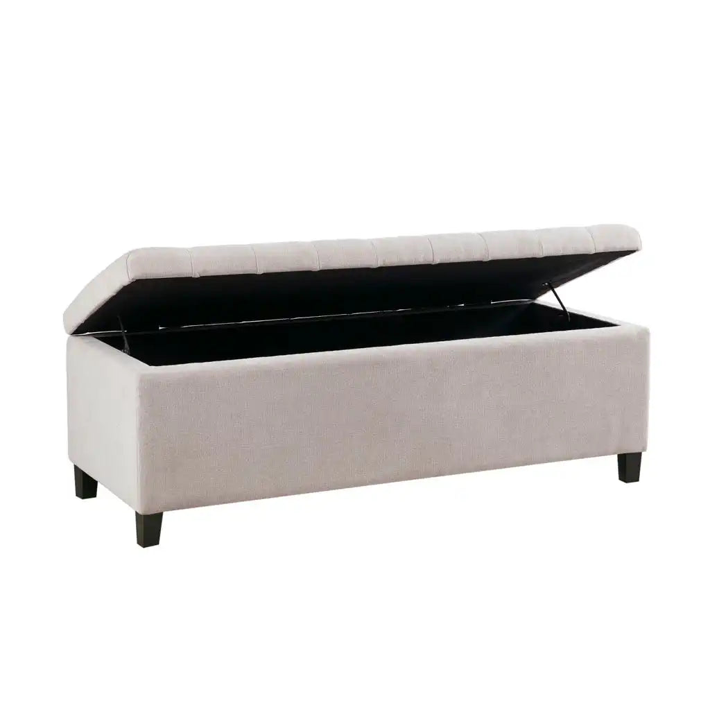Shandra Tufted Top Upholstered Storage Bench