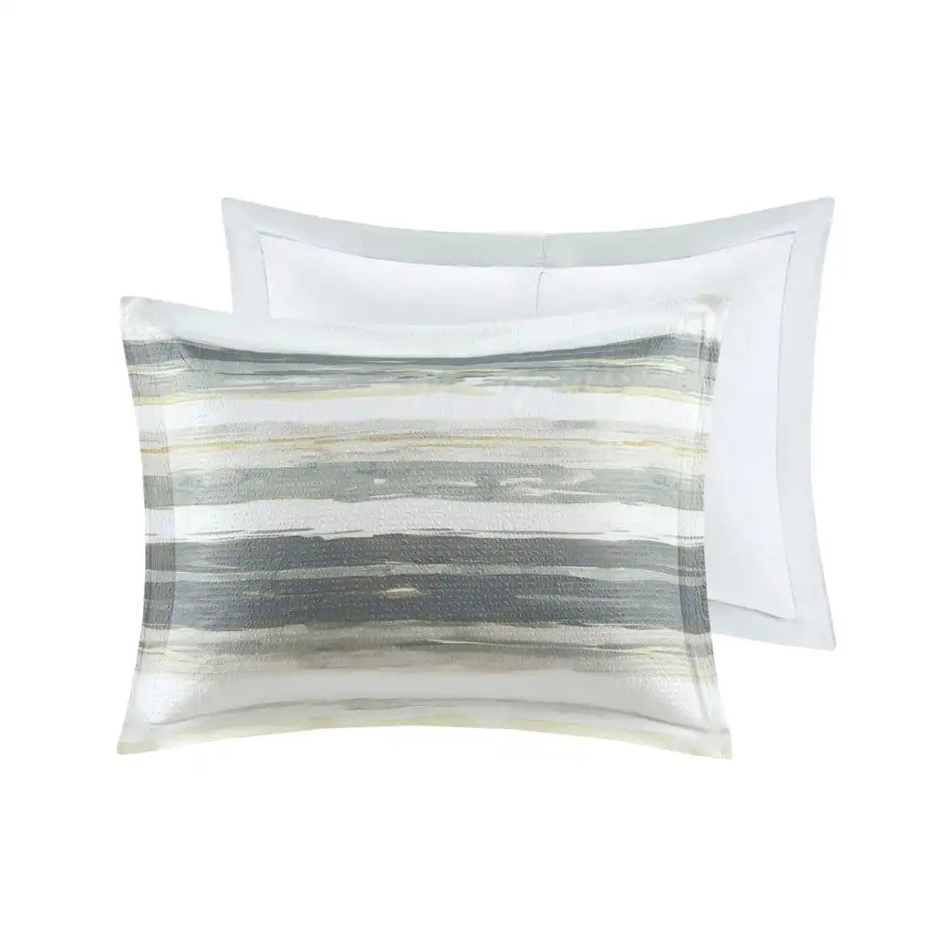 Marina 8-Piece Printed Seersucker Comforter Quil Set