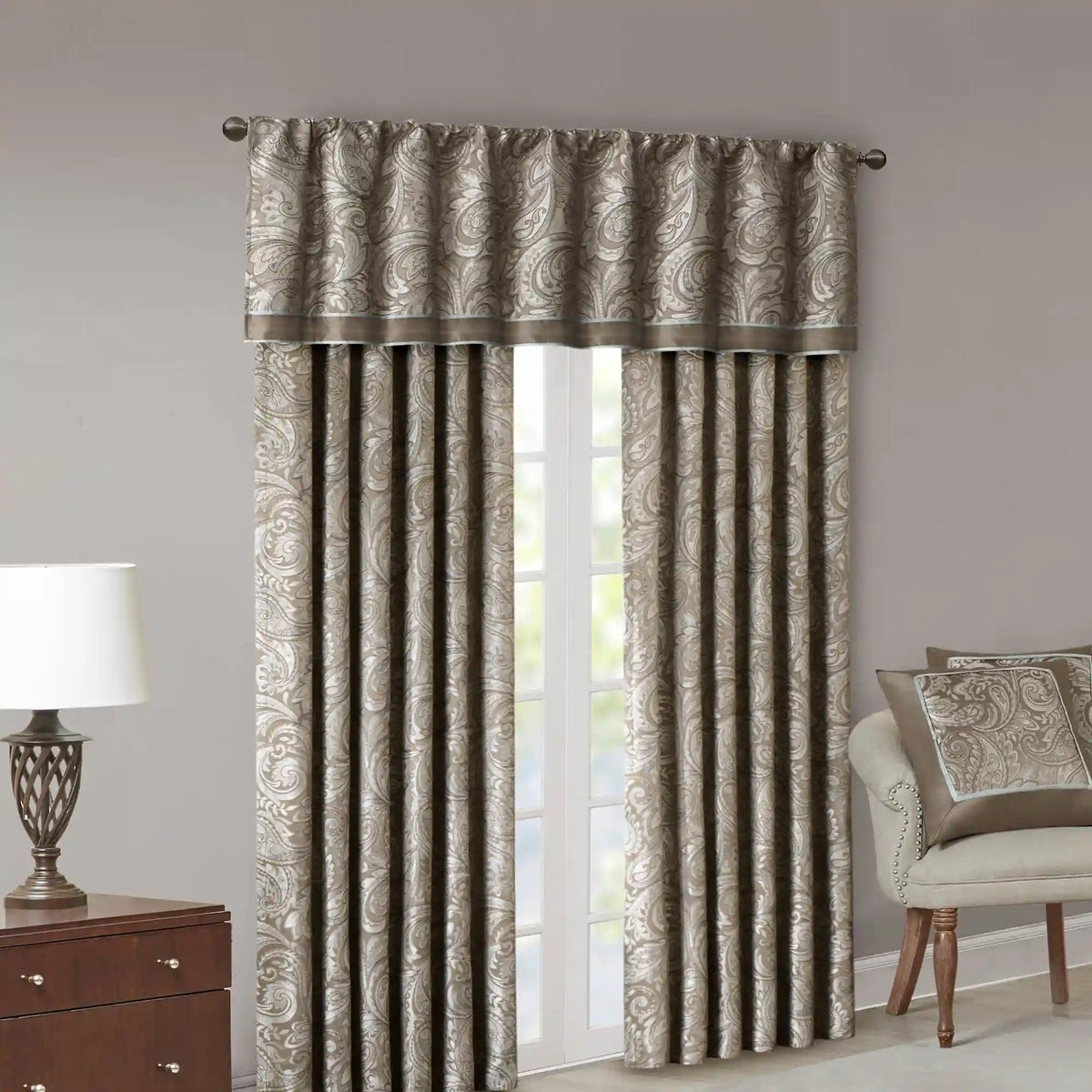 Aubrey Jacquard Window Valance