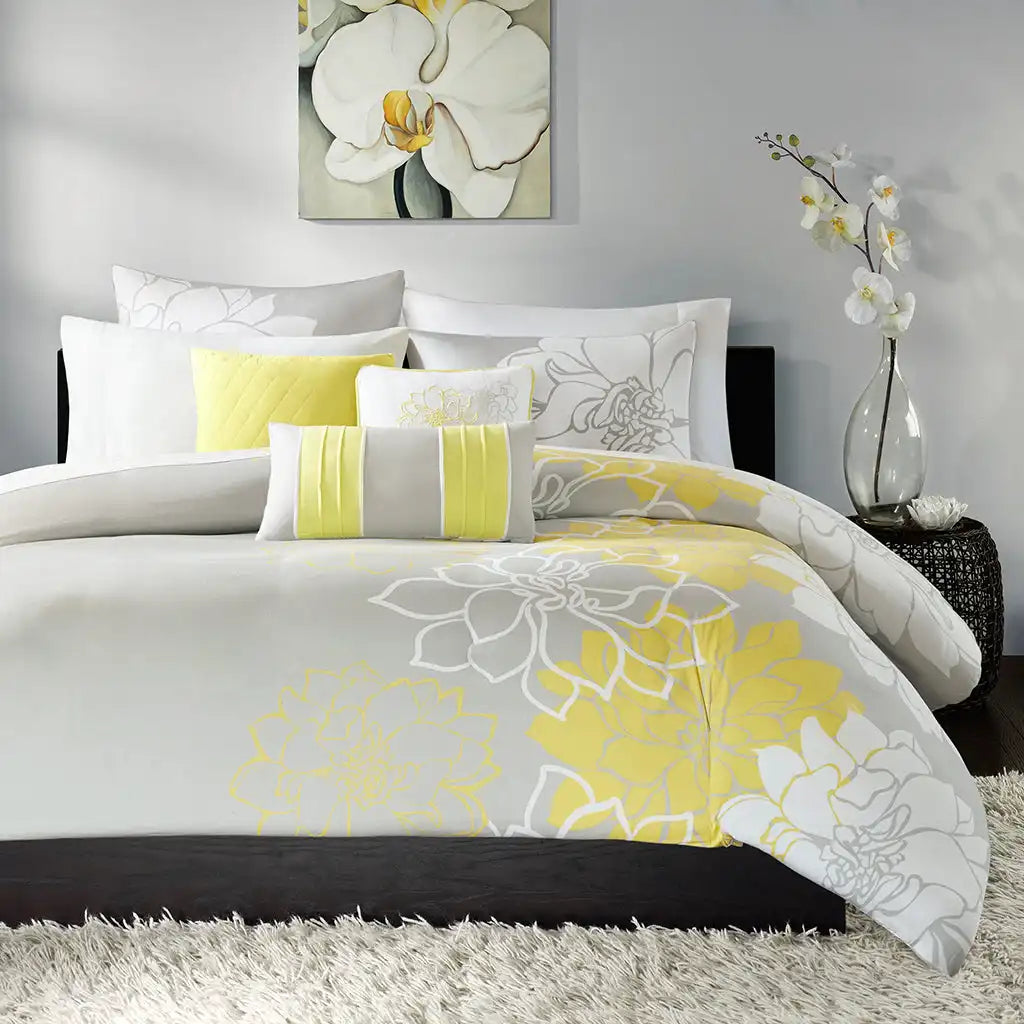 Lola 6-Piece Printed Duvet Cover Set