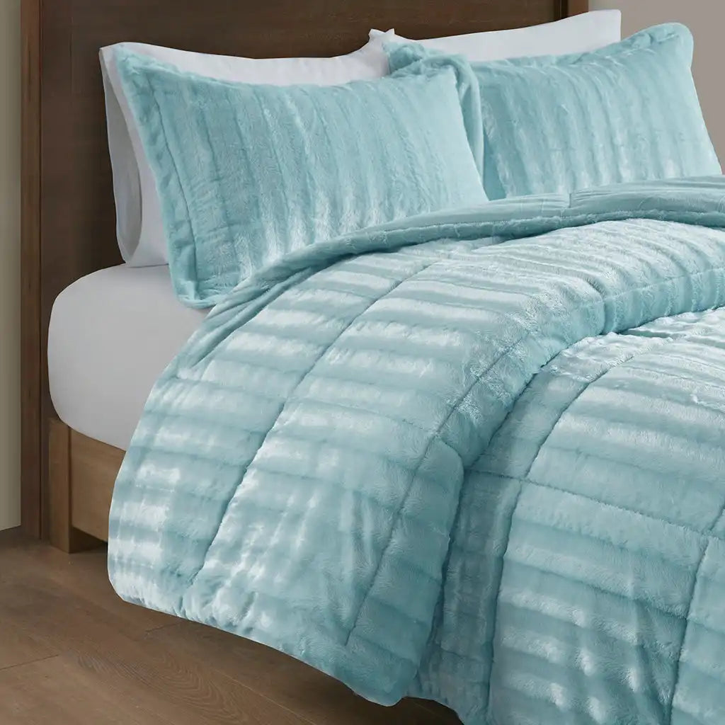 Duke Faux Fur Comforter Mini Set