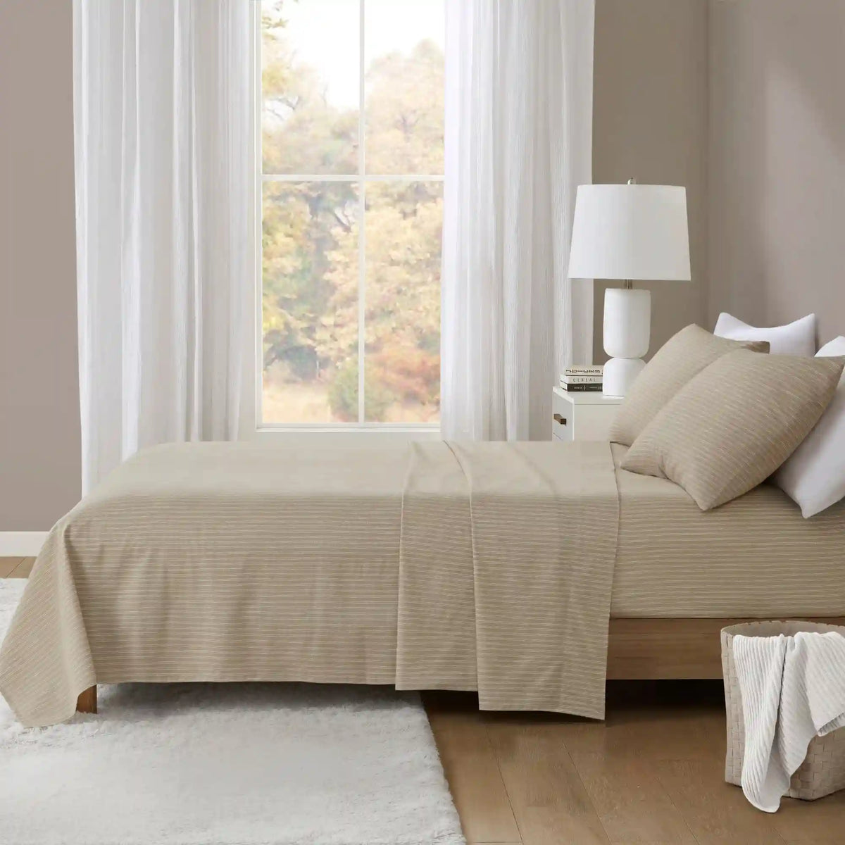 Cozy Cotton Flannel Printed Sheet Set