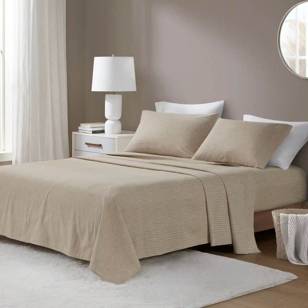 Cozy Cotton Flannel Printed Sheet Set