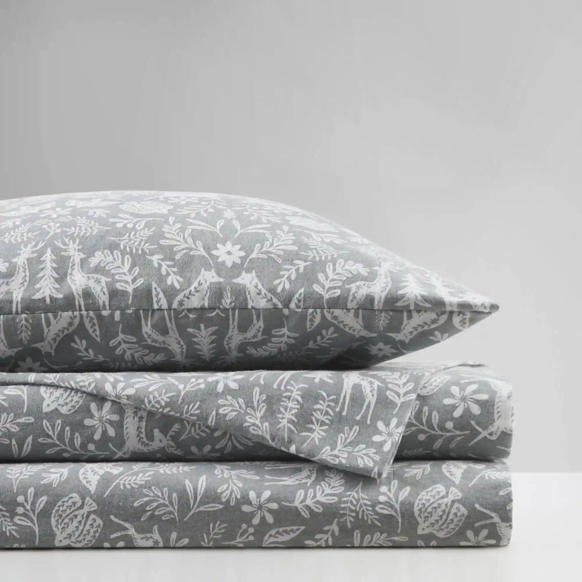 Cozy Cotton Flannel Printed Sheet Set