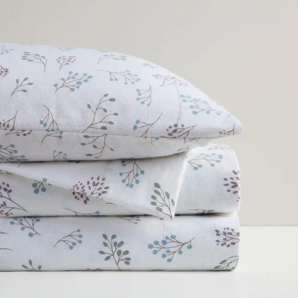 Cozy Cotton Flannel Printed Sheet Set