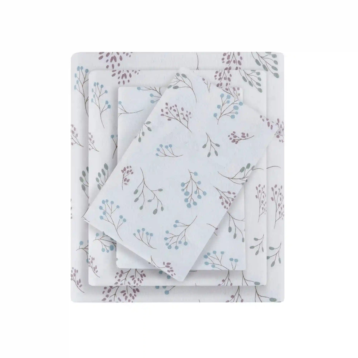Cozy Cotton Flannel Printed Sheet Set