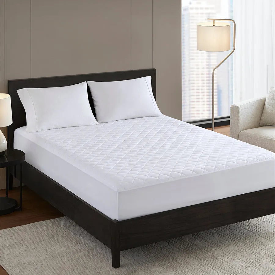 Hotel Collection Microfiber Essential Waterproof Antimicrobial Mattress Pad