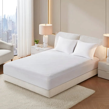 Hotel Collection Cotton Blend Premium Waterproof Antimicrobial Mattress Protector