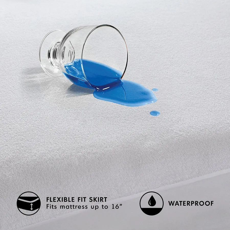 Hotel Collection Cotton Blend Premium Waterproof Antimicrobial Mattress Protector