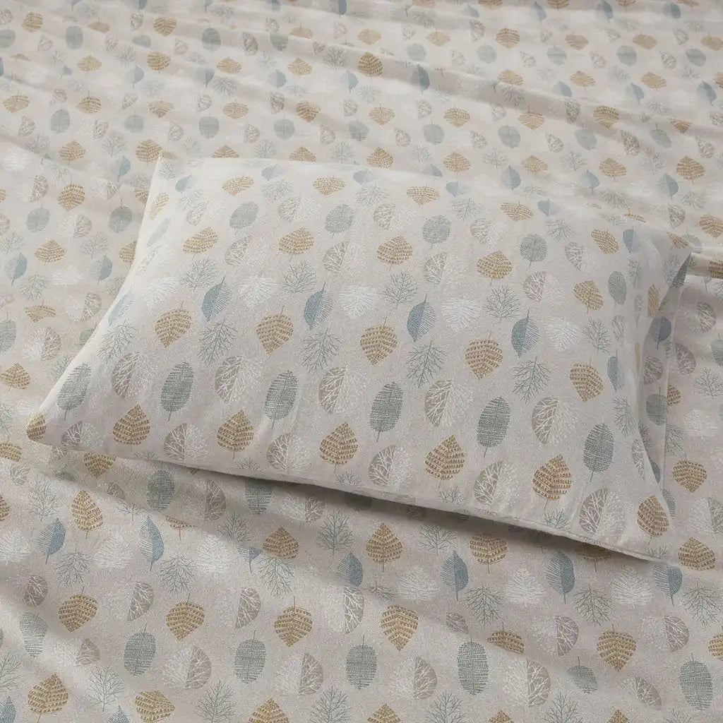 Cozy Cotton Flannel Printed Sheet Set