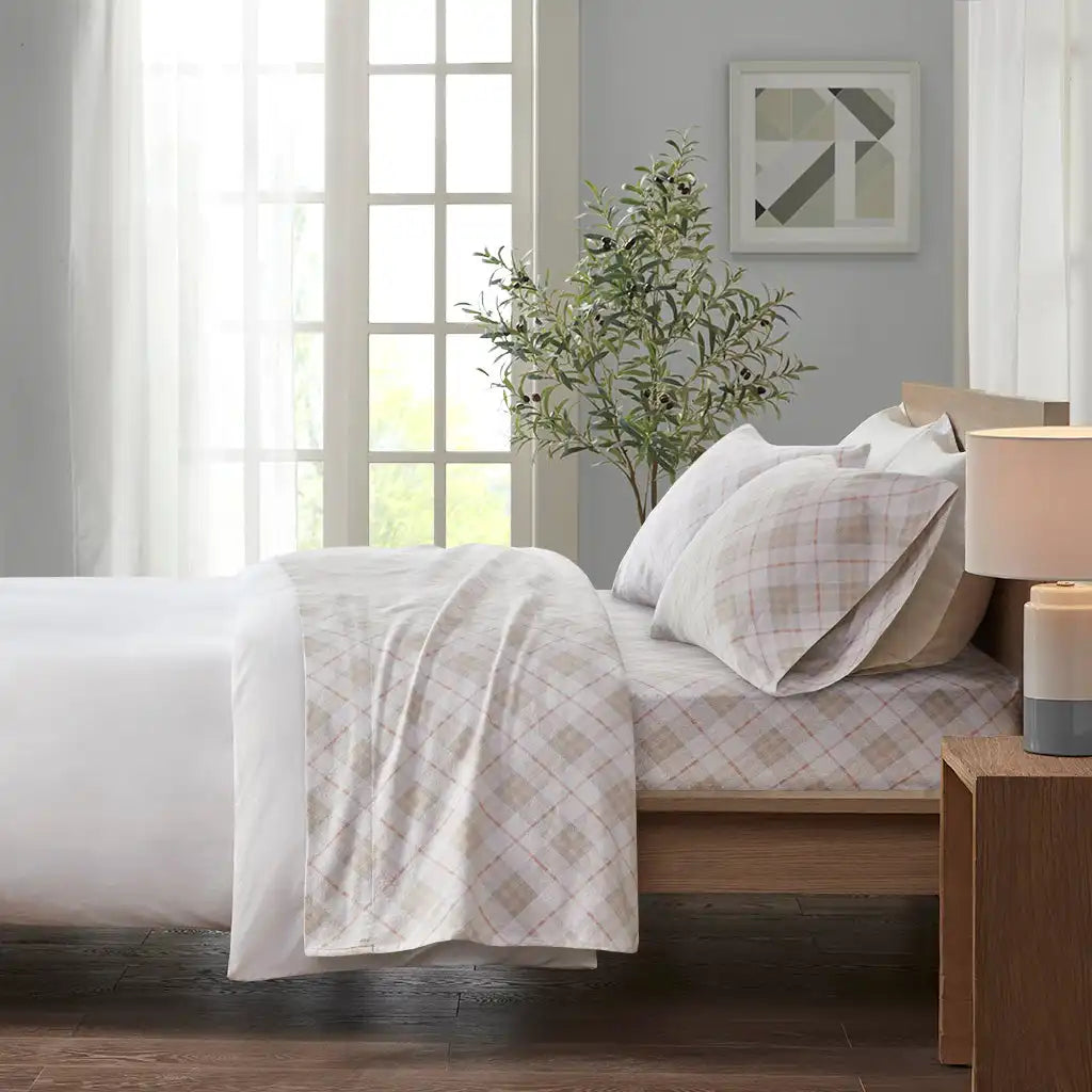 Cozy Cotton Flannel Printed Sheet Set