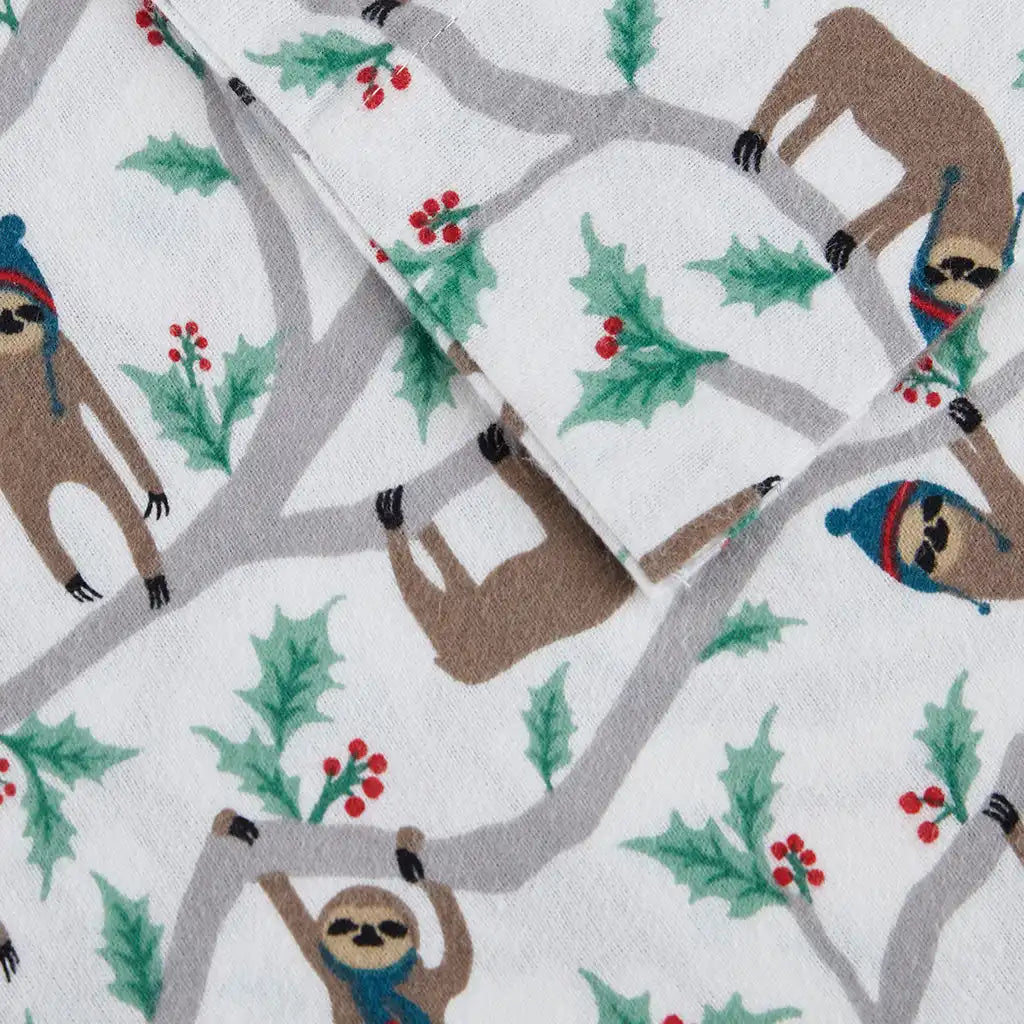Cozy Cotton Flannel Printed Sheet Set