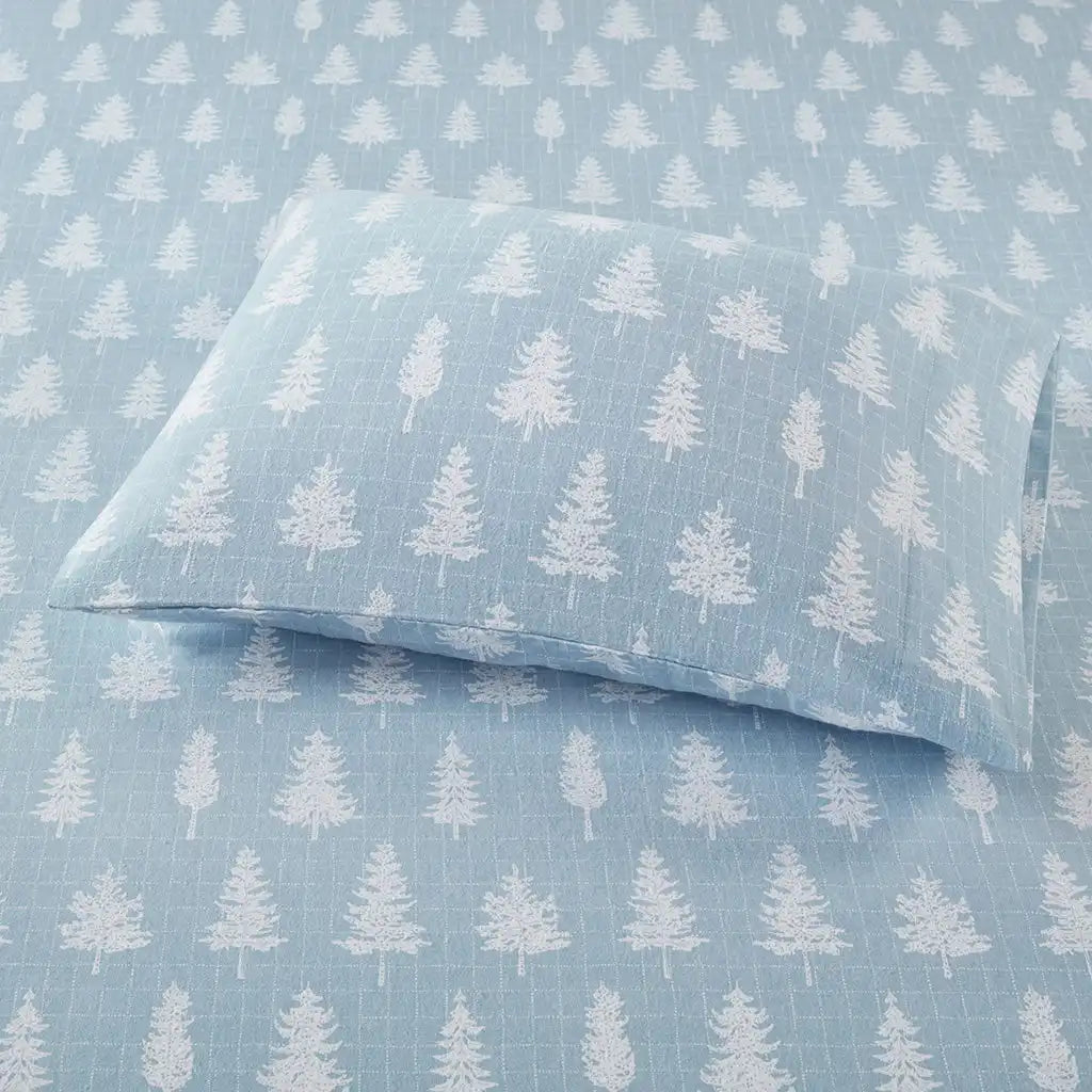 Cozy Cotton Flannel Printed Sheet Set