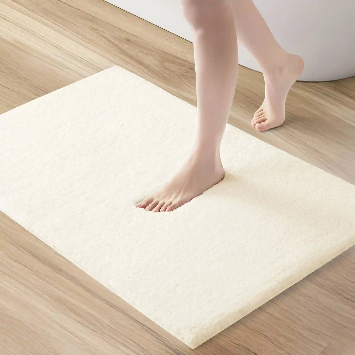 Marshmallow Plush Bath Rug
