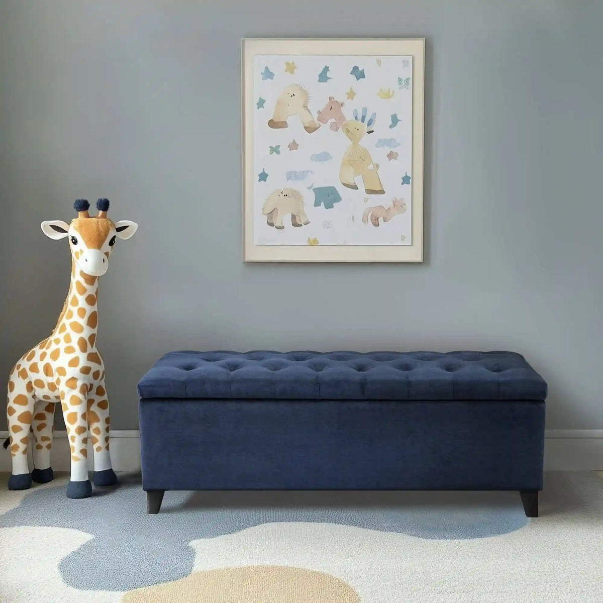 Shandra Tufted Top Upholstered Storage Bench