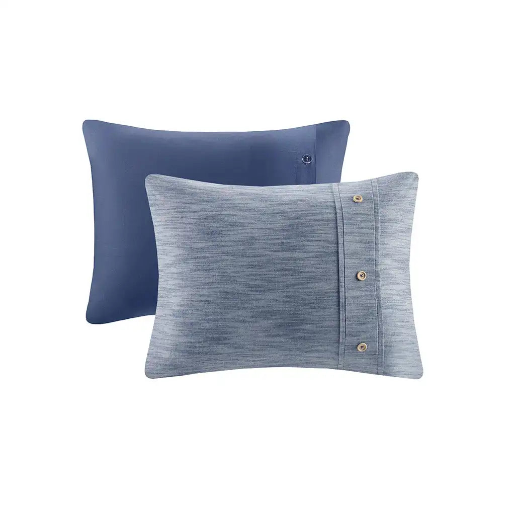Dover 5-Piece Organic Cotton Oversized Comforter Cover Set with Removable Insert