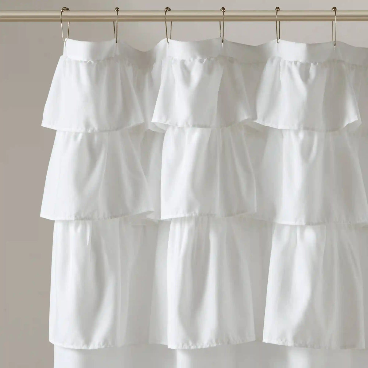 Grace Ruffled Shower Curtain