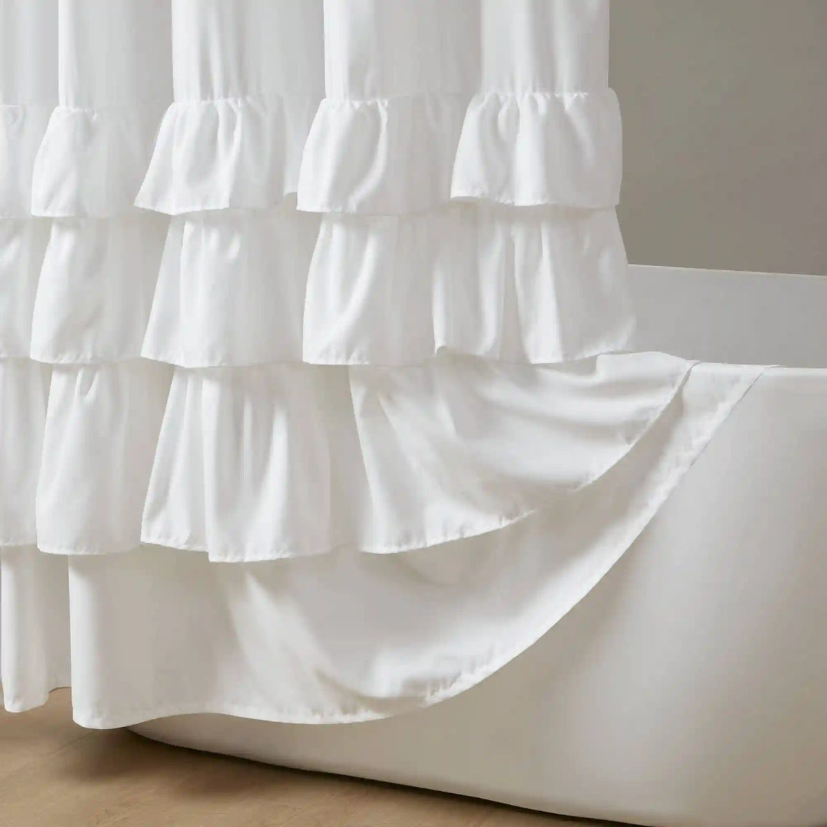 Grace Ruffled Shower Curtain