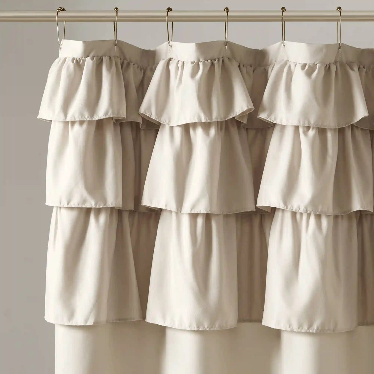 Grace Ruffled Shower Curtain