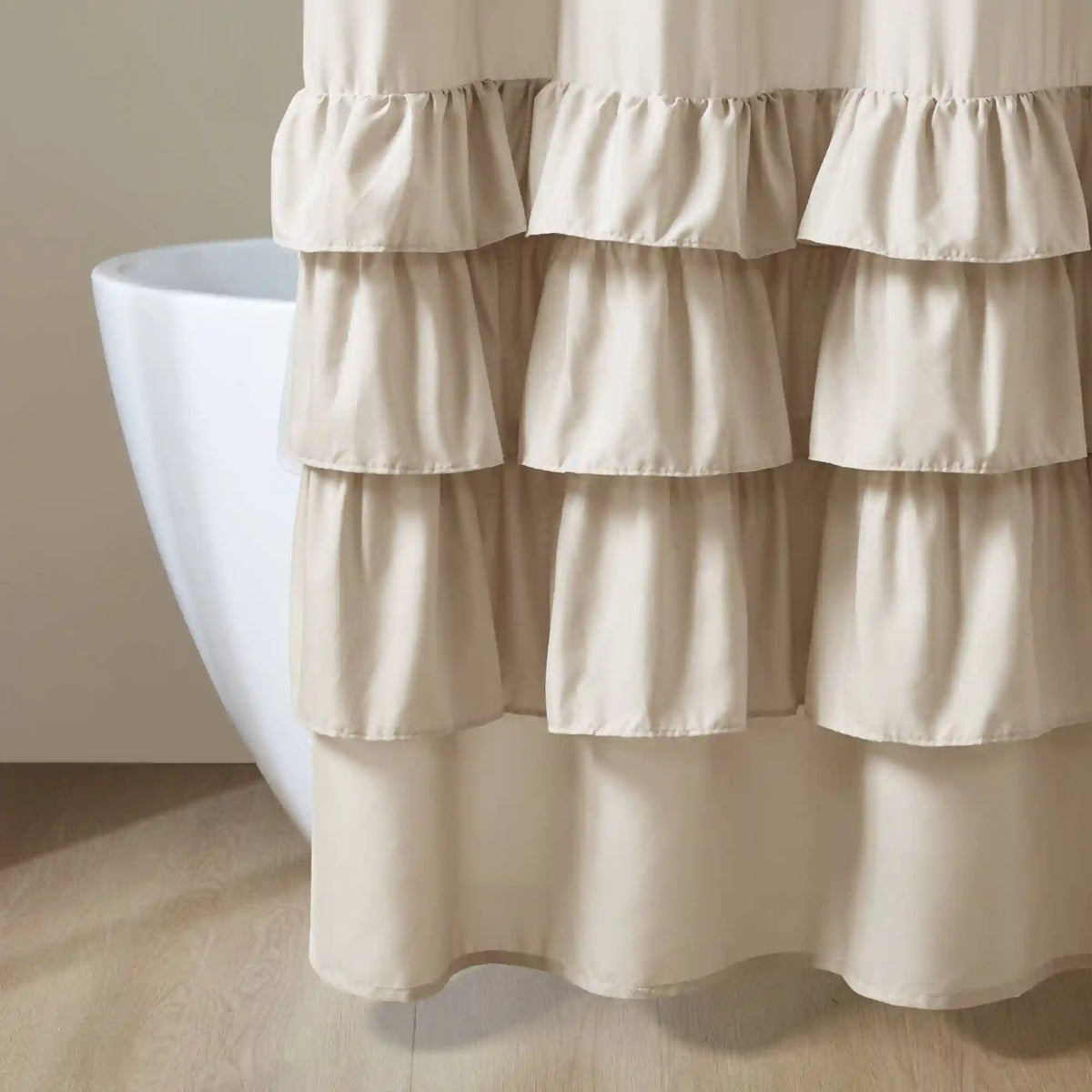 Grace Ruffled Shower Curtain
